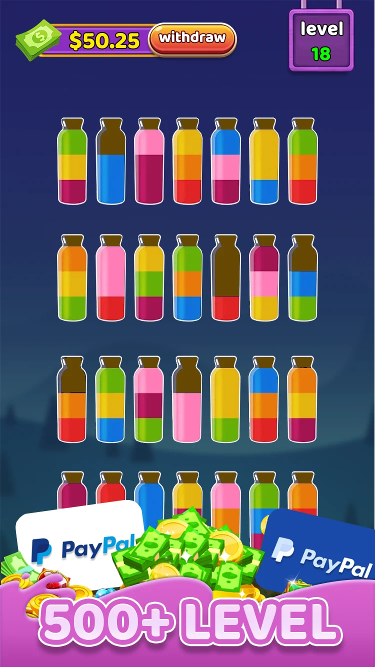 Lucky Water Sort screenshot