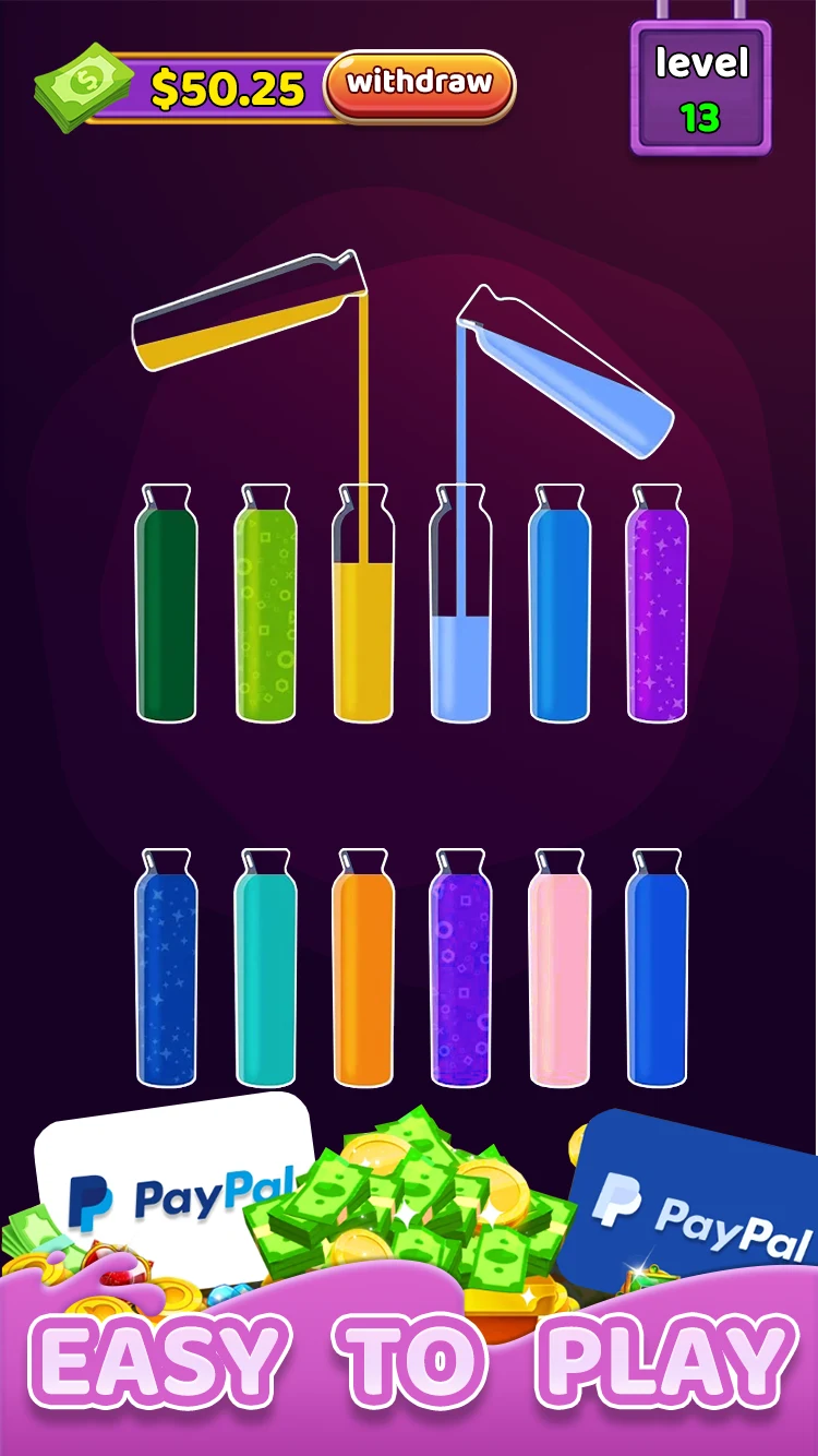 Lucky Water Sort screenshot